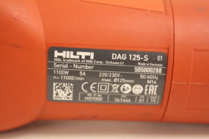 367493-4 Hilti DAG 125-S