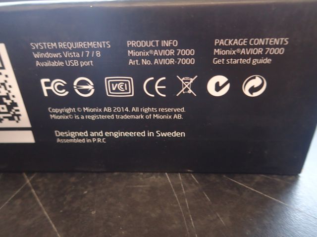 353988-2 Mionix Avior 7000 Gamingmouse