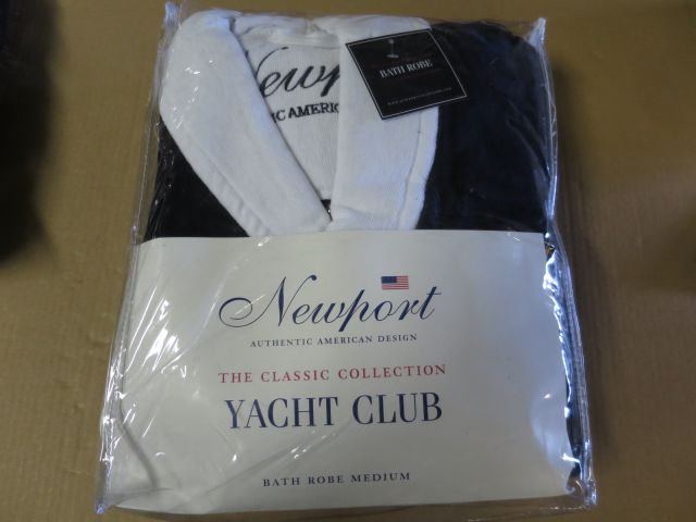 373972-1 Bathrobe Newport Yacht Club "M"