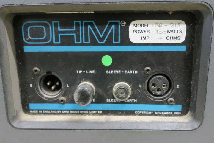 393802-5 Speakers OHM-BR 215