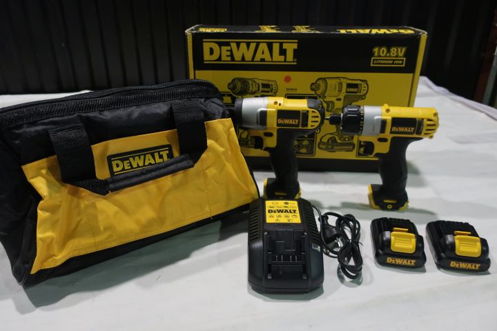 393914-2 Dewalt screwdriver combi-package DCK210S2-QW