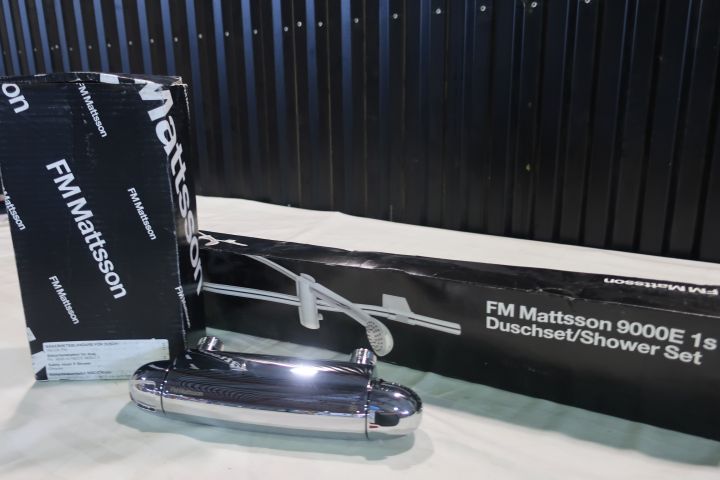 378177-1 FM Mattsson faucet and shower kit.