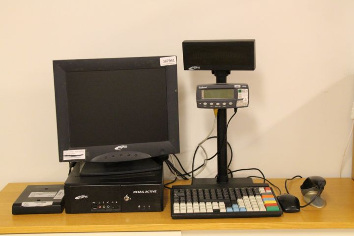 387941-1 Kassassytem, DigiPoS, med kontrollbox. FRI FRAKT