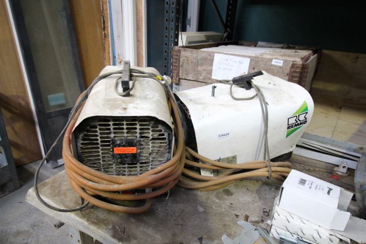 367194-1 2 x LPG Heaters, Remko PG25 of 25 kW