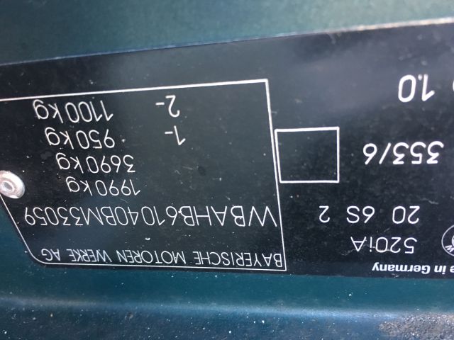 396757-20 BMW 520 i 1995   42000 km