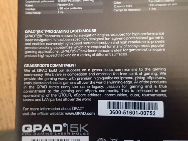 261253-5 NEW QPAD Gaming Mouse and Mionix Mouse Pad