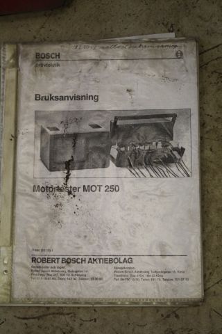 402376-9 Motortestare/Avgasmätutrustning Bosch CompacTest