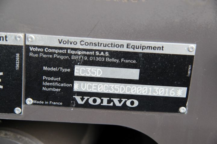 387062-22 Bandgrävmaskin Volvo EC35D -16 (ny!)