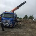 403669-1 VOLVO FH12 6 * 2 with tipping flap and Palfinger crane. ROR493