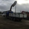 403669-4 VOLVO FH12 6 * 2 with tipping flap and Palfinger crane. ROR493