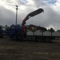 403669-5 VOLVO FH12 6 * 2 with tipping flap and Palfinger crane. ROR493