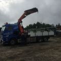 403669-6 VOLVO FH12 6 * 2 with tipping flap and Palfinger crane. ROR493