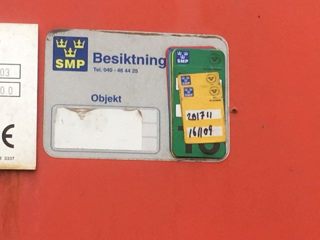 403669-14 VOLVO FH12 6 * 2 with tipping flap and Palfinger crane. ROR493