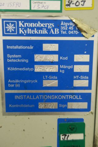 407342-6 Industrial cooling system Riedel PC160.0.NE