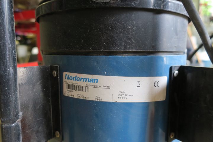 377437-4 Nederman blaster, vacuum suction, compressed air container, rotella on ramp