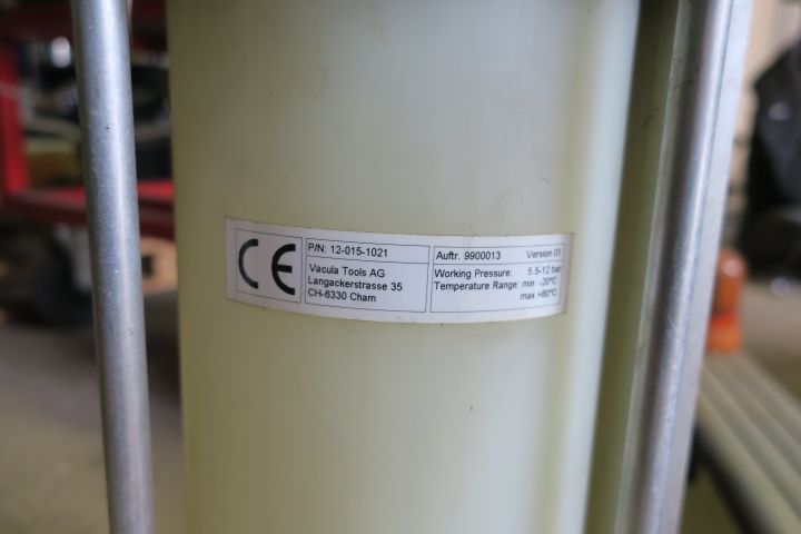 377437-8 Nederman blaster, vacuum suction, compressed air container, rotella on ramp