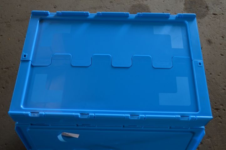 408789-7 Liquidation item: 5 x Gobox stacking and container boxes. Free shipping