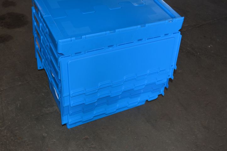 408789-10 Liquidation item: 5 x Gobox stacking and container boxes. Free shipping