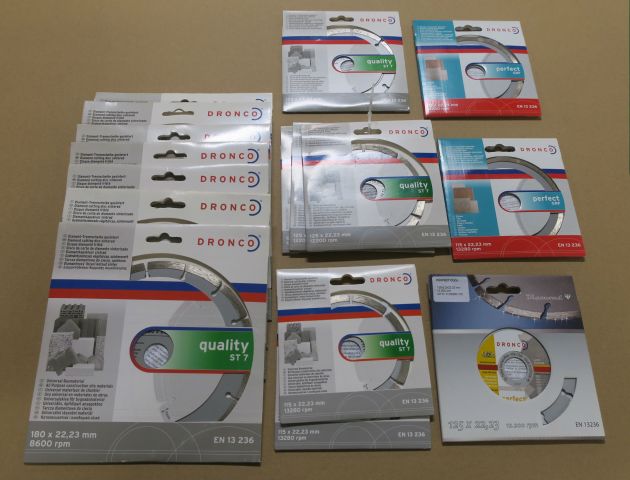 408815-1 Diamond cutting discs Dronco