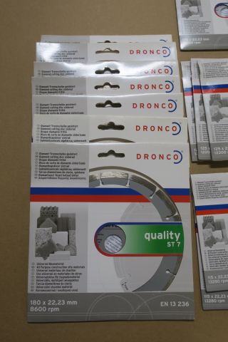 408815-3 Diamond cutting discs Dronco