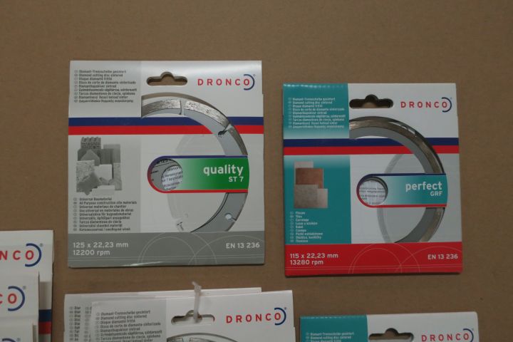 408815-6 Diamond cutting discs Dronco