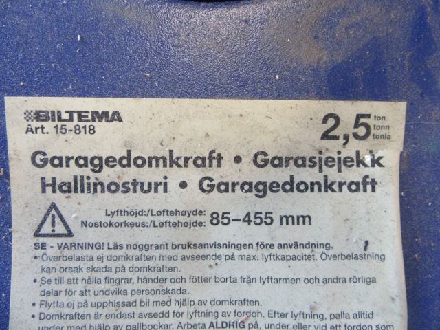 379543-4 Hydraulic jack etc.