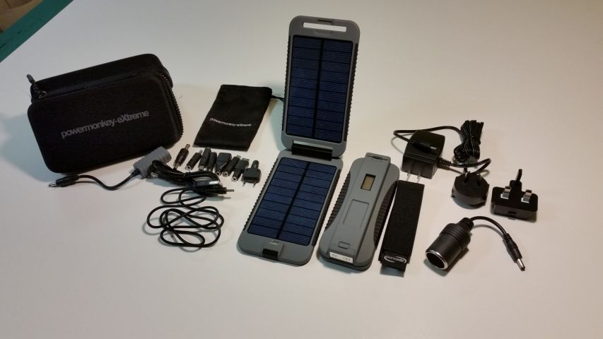 412930-2 Powertraveller Powermonkey eXtreme 12V waterproof rugged solar powered charger