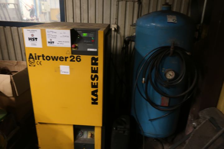 378523-1 KAESER Skruvkompressor Airtower 26 med tank