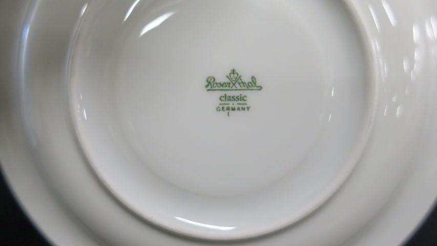 397353-6 Rörstrand Inblue och Rosenthal porslin