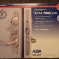 400349-1 NEW complete front door lock Assa 2000 Evo with chopping line