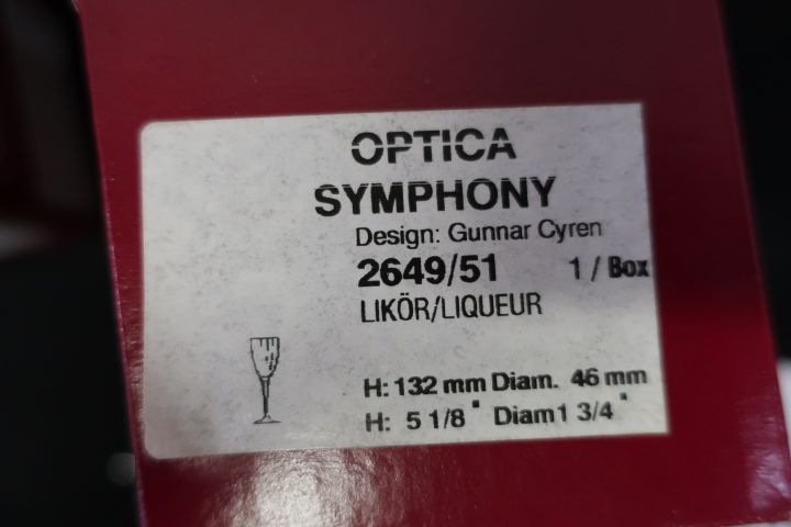 414939-7 5 pcs glasses Orrefors