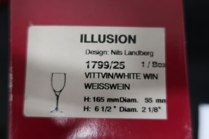 414939-10 5 pcs glasses Orrefors