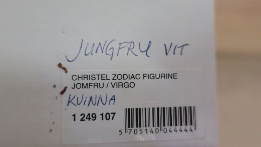 397422-6 Royal Copenhagen Christel Zodiac Figurine Virgo