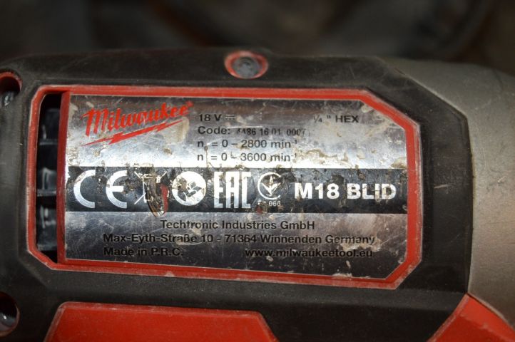 294767-3 Milwaukee M18 BLID  + Milwaukee M18 BLDD