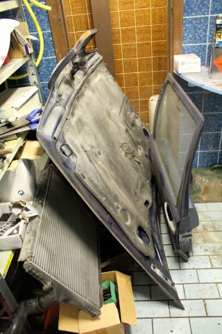 392950-14 Lagerhyllor 5 sektioner med innehåll (bildelar)