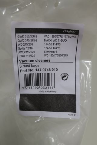 417601-2 6 x 3-pack with dust bags Nilfisk