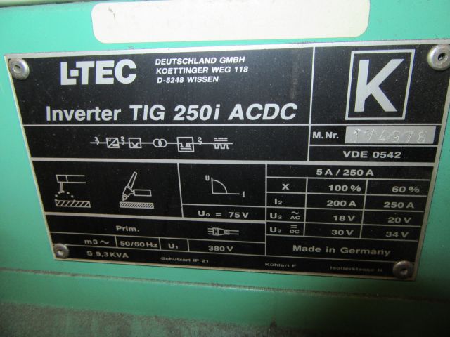 379791-3 Welder, L-TEC Tig