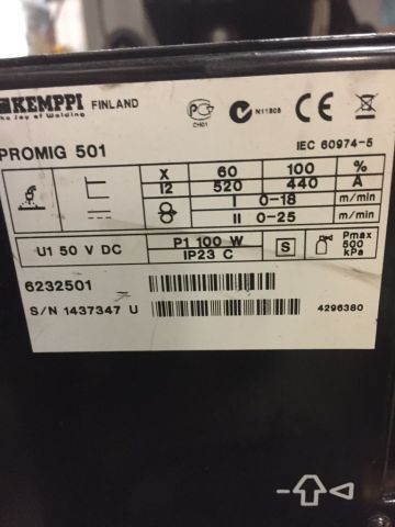 405807-2 Matarverk ( Kemppi 501 )