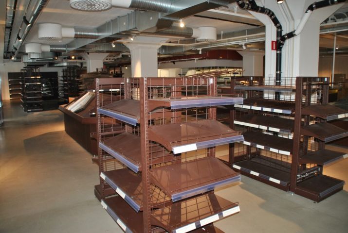 349313-1 Komplett stor butiksinredning för livsmedel