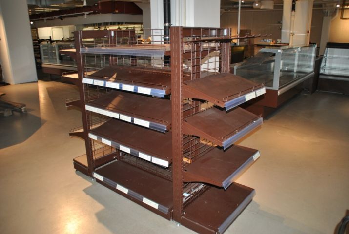 349313-3 Komplett stor butiksinredning för livsmedel