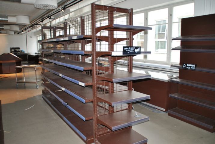 349313-7 Komplett stor butiksinredning för livsmedel