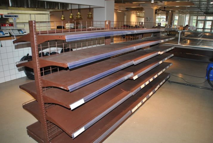 349313-11 Komplett stor butiksinredning för livsmedel