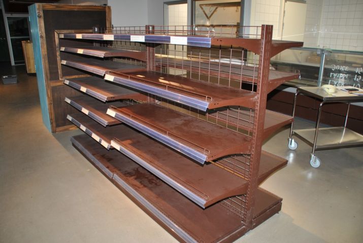 349313-12 Komplett stor butiksinredning för livsmedel