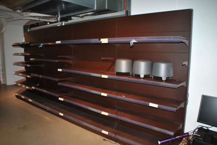 349313-15 Komplett stor butiksinredning för livsmedel