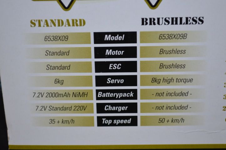 424594-5 Radio controlled car 1/10: STEALTH X09. Free Shipping DK + SE