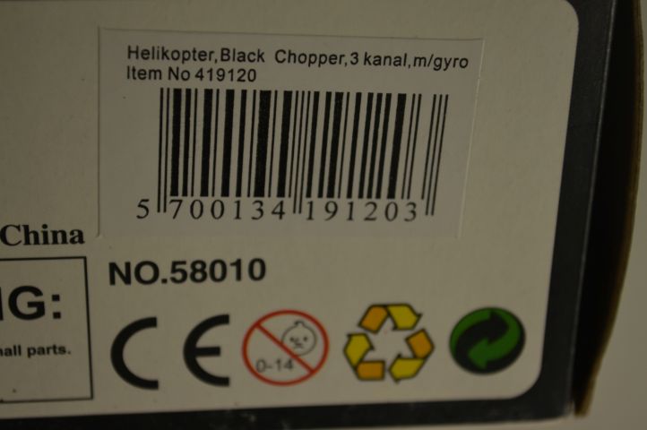 424635-6 3 pieces. helicopters. + Silverlit Classic Trainer. Unused.:. Free Shipping in DK + SE