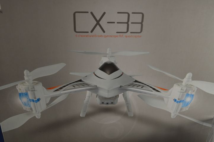 424668-1 Drone: Cheerson CX-33 + spare machine Free shipping in DK + SE