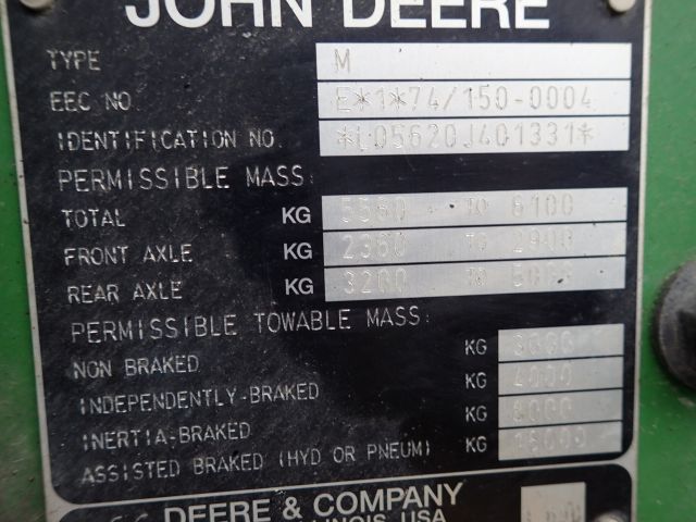 402752-97 JOHN DEERE 5620 Reg: UKU058