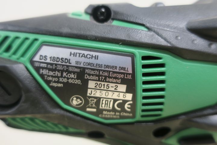 417823-4 Drill screwdriver Hitachi DS 18DSDL