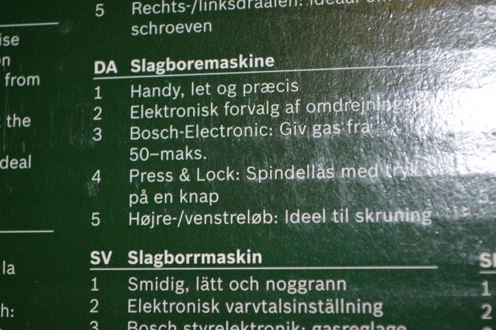 428206-11 Bosch impact drill 680W PSB 680 RE Electronic. Unused. Free delivery